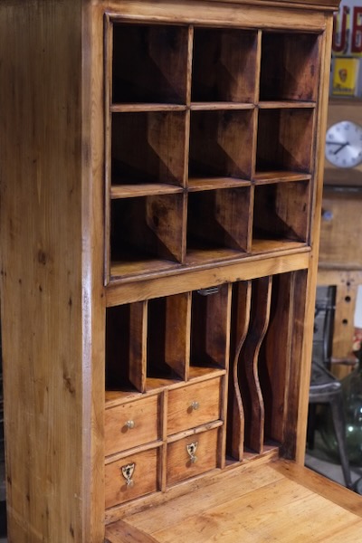 secretaire 1900 etroit meuble de metier